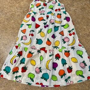 Hanna Andersson Red and Green Tiered A-Line Midi Skirt